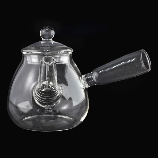 Чайник из стекла с боковой ручкой, 200мл.